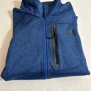 The North Face blue nylon Quarter Zip